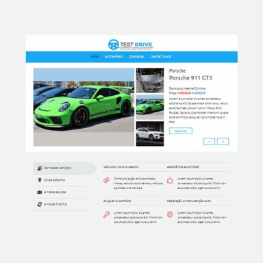 Test Drive Página Exemplo