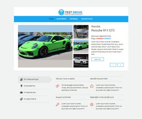 Test Drive Página Exemplo