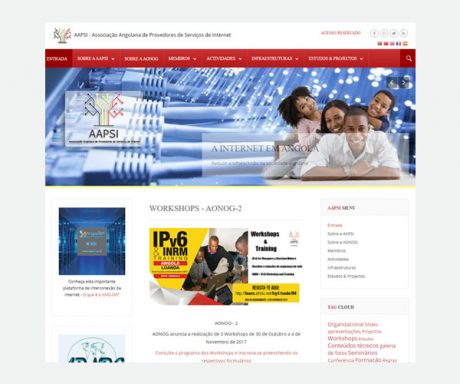 AAPSI Primeira Página Exemplo