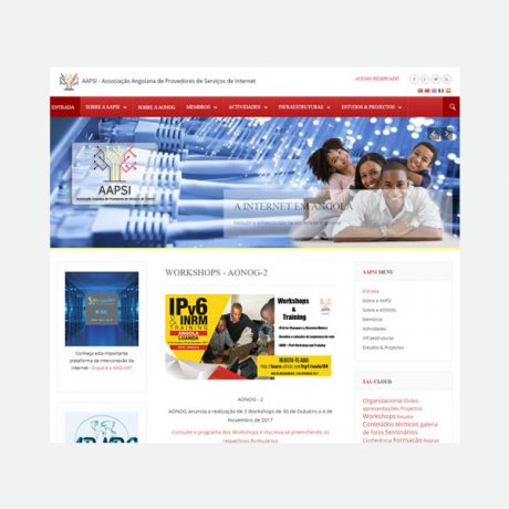 AAPSI Primeira Página Exemplo